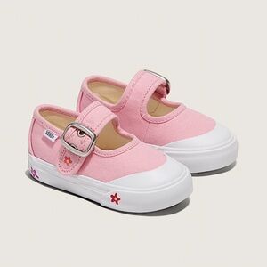 Vans Toddler Mary Jane Flower Shoe size 7.5